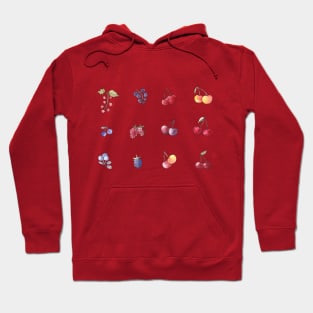 Cute berries sketches Hoodie